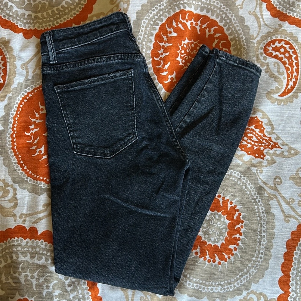 Bershka High Rise Black Jeans